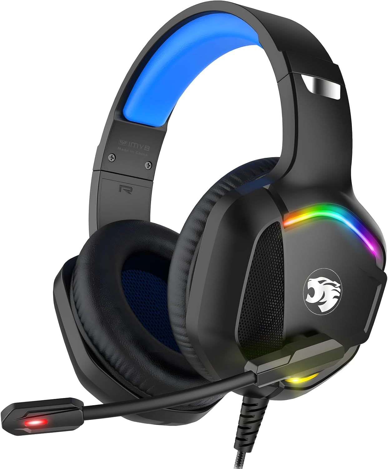 IMYB A36 Gaming Headset with Mic Stereo Headphones for Pc PS5, Xbox