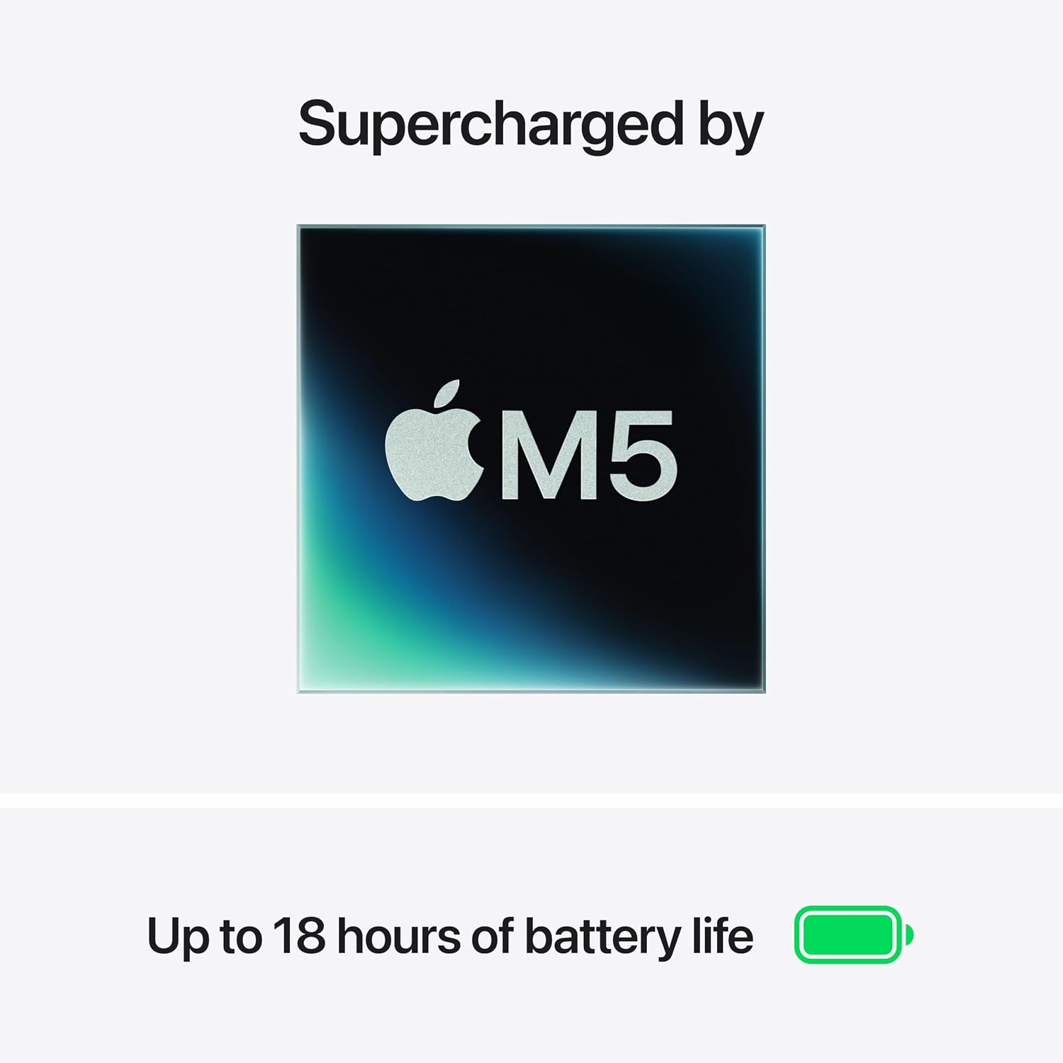 Apple 2026 MacBook Air 13-inch Laptop with M5 chip: Built for AI, 13.6-inch Liquid Retina Display, 16GB Unified Memory, 1TB SSD, 12MP Center Stage Camera, Touch ID, Wi-Fi 7; Midnight - Image 4
