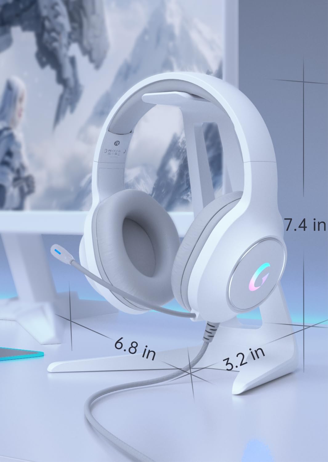 syndesmos CM7002 Gaming Headset for PC, PS5, Xbox Series X|S, Switch, - Image 9