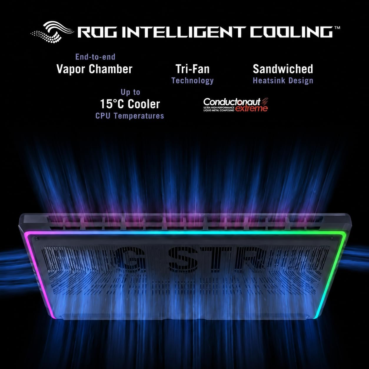 ASUS ROG Strix G18 Gaming Laptop, 18” 2.5K 240Hz Nebula Display, Intel Core Ultra 9 275HX, GeForce RTX 5060, 32 GB DDR5-5600, 1 TB SSD, Wi-Fi 7, Windows 11 Pro, RGB Backlit KB, ROG Cooling, Gaming PC - Image 3