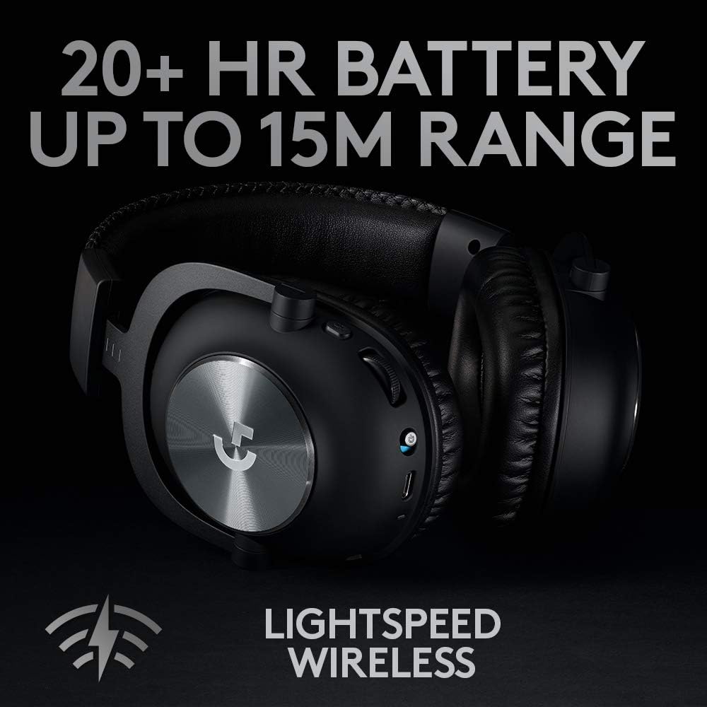 Logitech G PRO X Wireless Lightspeed Gaming Headset - Black - Image 3