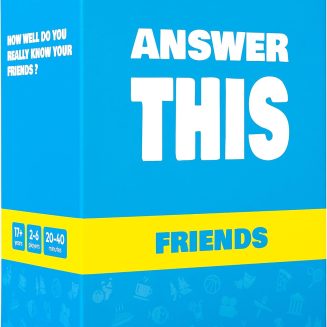 Answer This - Friends - How Well Do You Know Your Family & Friends? - Fun Party Card Game for Teens & Adults - Great Conversation Starter
