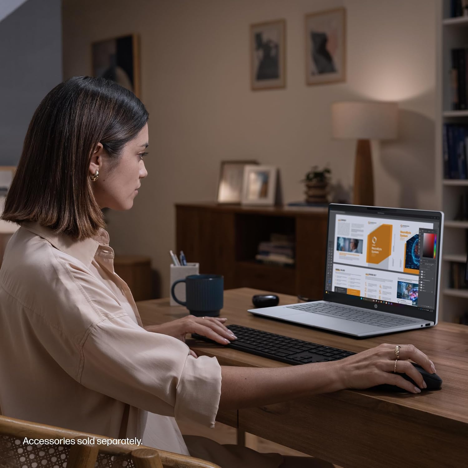 HP OmniBook 3 14 inch Next Gen AI PC, 2K Display, Snapdragon X X1-26-100, 16 GB RAM, 512 GB SSD, Qualcomm Adreno GPU, Windows 11 Home, Glacier Silver, 14-hz0099nr - Image 18
