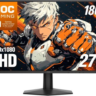 AOC 27 Inch Gaming Monitor FHD 180Hz Fast IPS 0.5ms HDR, 27G51F2