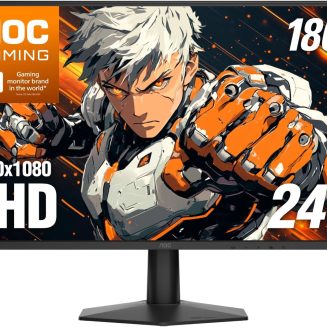 AOC 24 Inch Gaming Monitor FHD 180Hz Fast IPS 0.5ms HDR, 24G51F2