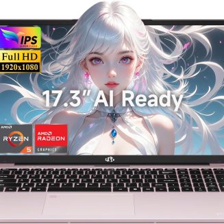 NIMO 17.3" AI Ready Gaming Laptop, Latest AMD Ryzen 5 CPU(Beat R5 7430U)