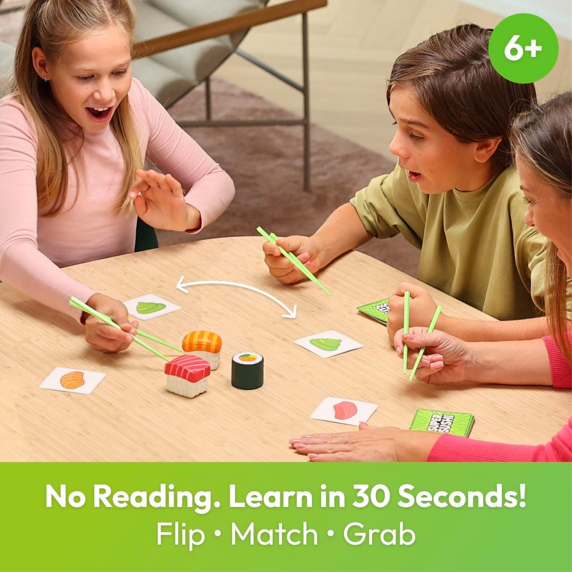 Super Sushi – Fun Family Board Game - Hilarious Party Matching Card Game for Kids, Teens & Adults - Image 7