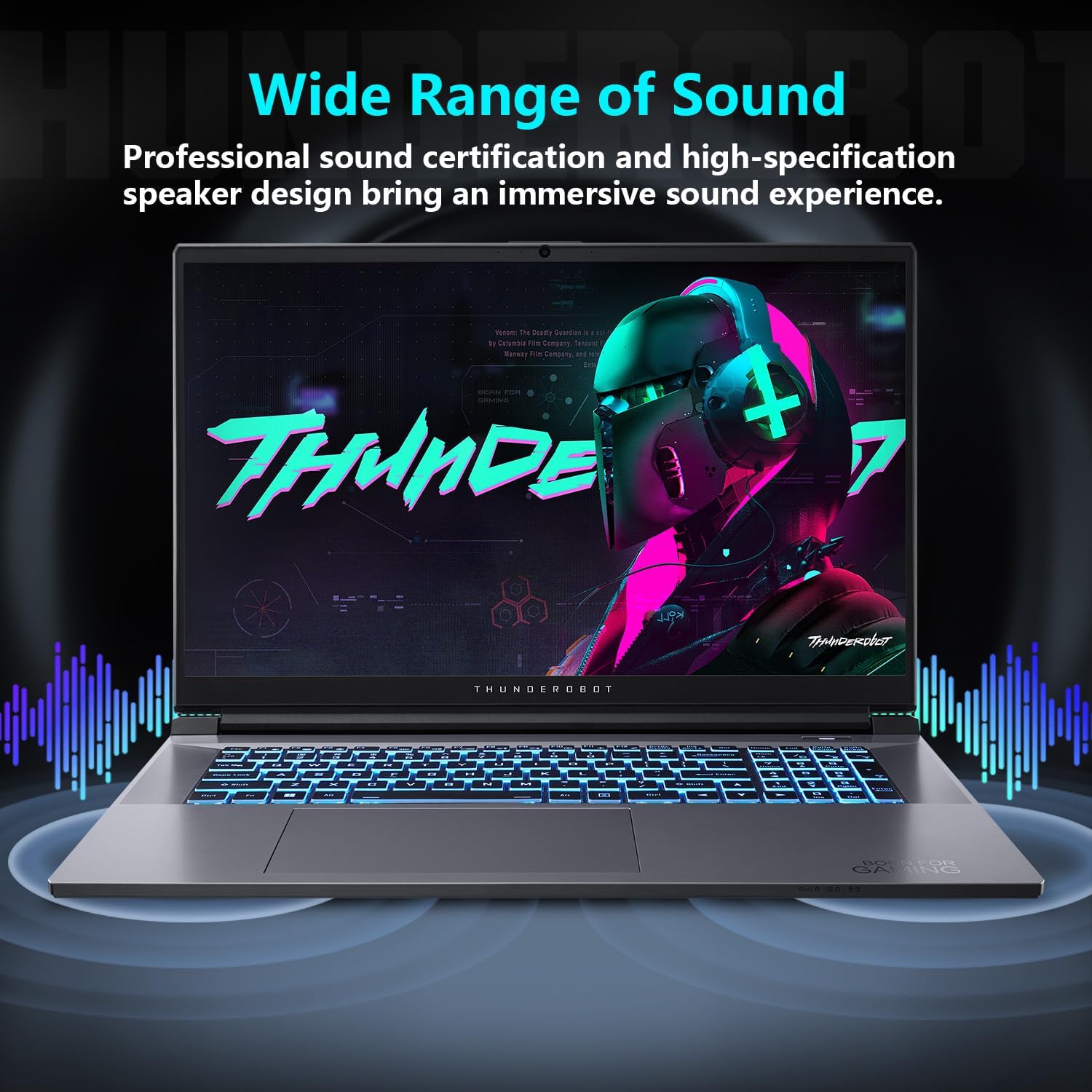 Thunderobot Storm 17 Gaming Laptop, 17.3" FHD 144Hz Display, Core i7-13620H, GeForce RTX 4050, 32GB DDR5 RAM, 1TB SSD, RGB Backlit Keyboard, HDMI, Wi-Fi, Win 11 Home - Image 7