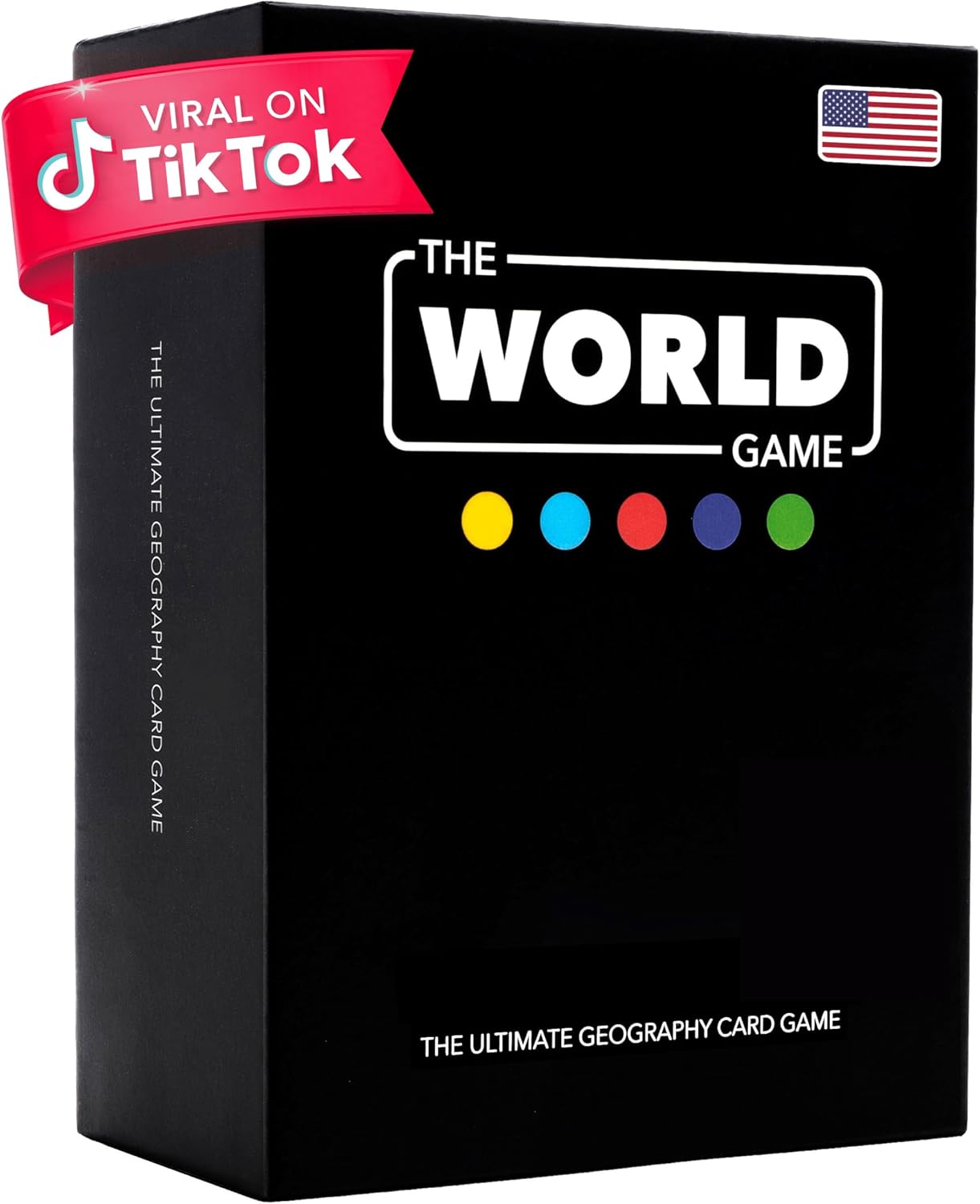 The World Game - Geography Card Game - Educational Games for Kids, Family and Adults - Cool Learning Gift Idea for Teenage Boys & Girls 8-12 with Map