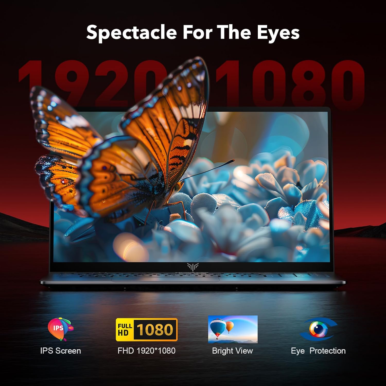 KAIGERR Laptop Computer AMD Ryzen 7 5700U Windows Laptops 15.6-in IPS 16GB DDR4 512GB NVMe SSD Backlit & Numeric Input WiFi 6 HDMI Type-C USB3.2 Windows 11 Webcam 3.5mm Audio Office Laptops - Image 3