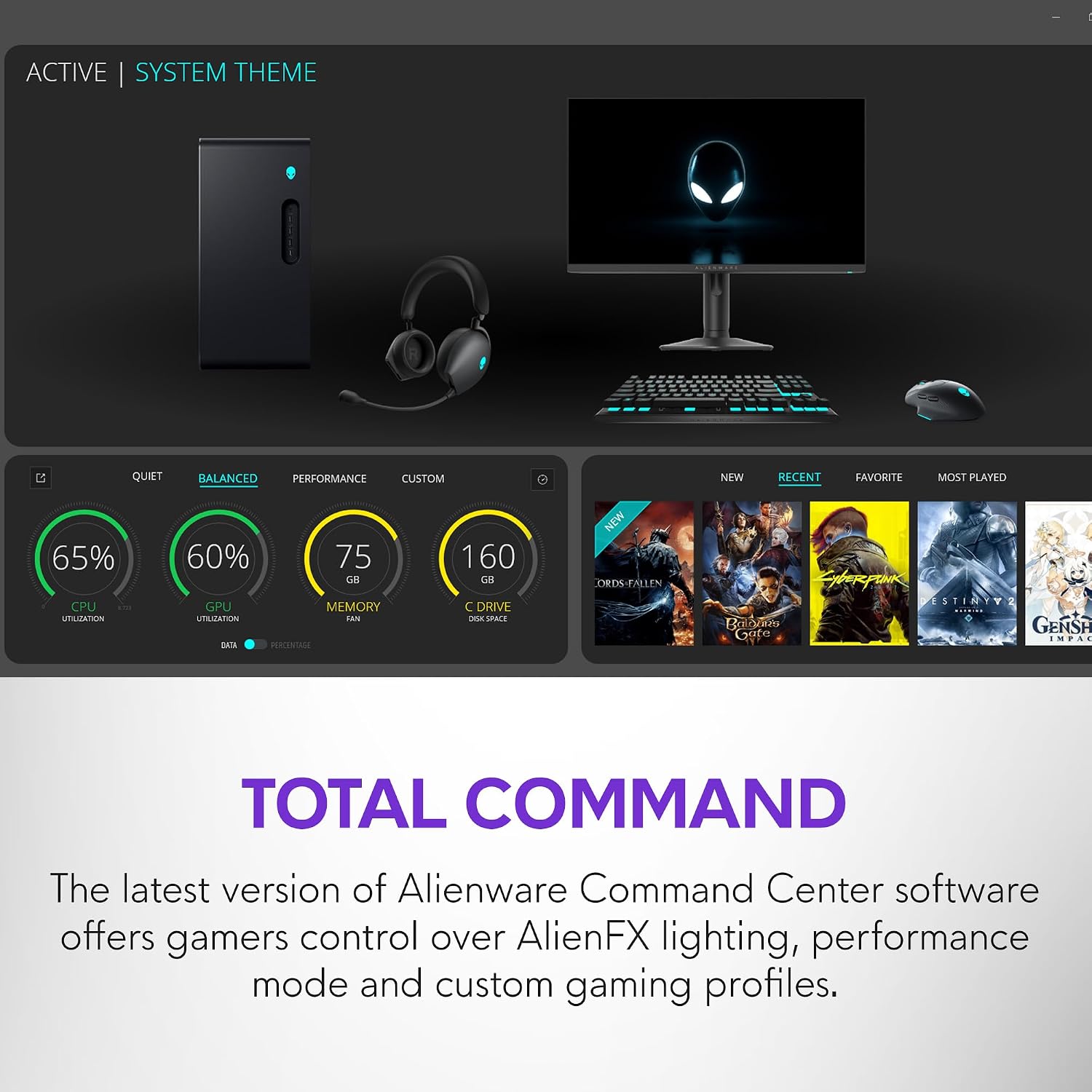 Alienware Aurora Gaming Desktop, RTX 5080, Intel Core Ultra 9 285 - Image 13
