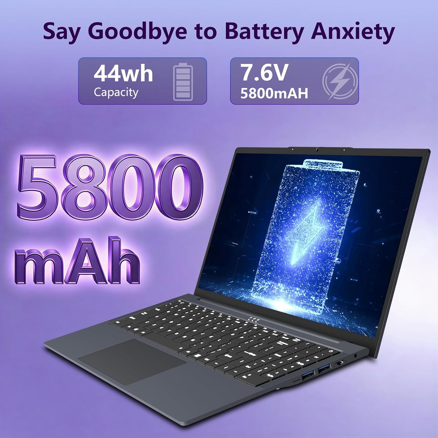 Gaming Laptop 16GB RAM 512GB SSD, Traditional Laptop Computers with Core i5 (Up to 3.60 GH) 16" IPS FHD 1920 * 1200, Laptop Computer for Students/Business with Backlit Keyboard - Image 6