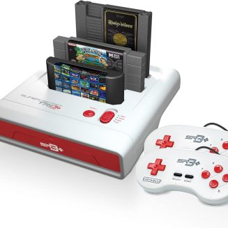 Retro-Bit Super Retro Trio HD Plus 720P 3-in-1 Console System - Red/White
