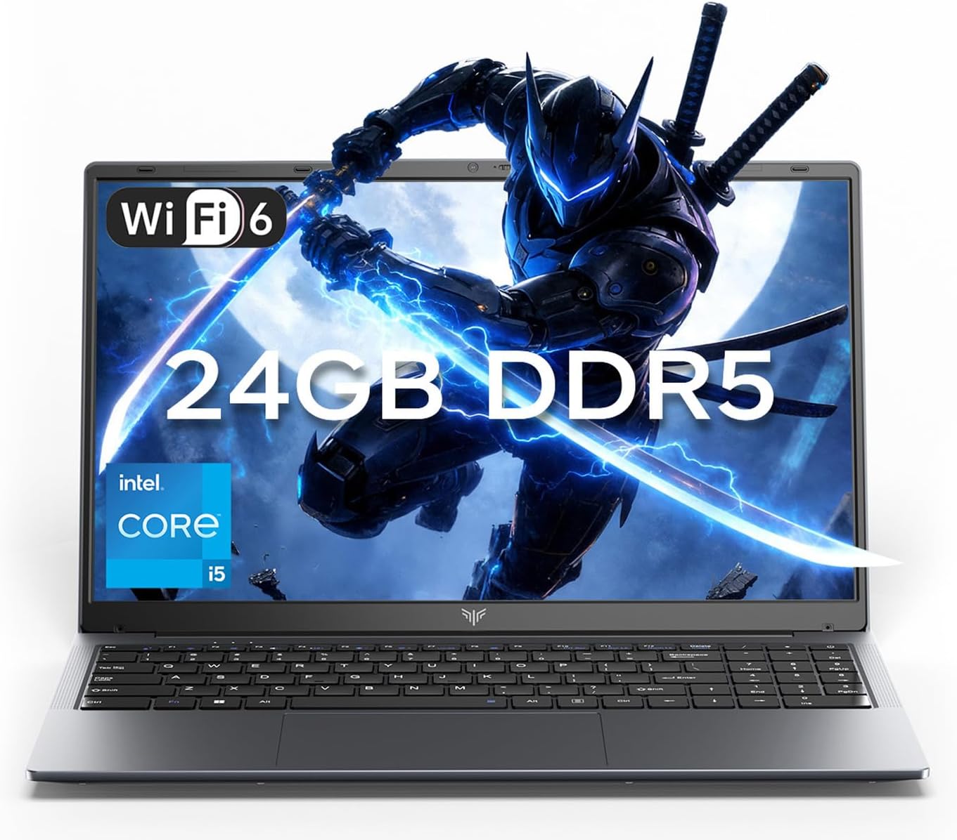 KAIGERR 2026 Laptop, 24GB DDR5 512GB SSD Intel Core i5 (Up to 4.5GHZ)