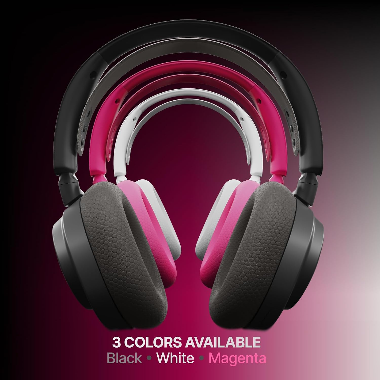 SteelSeries Arctis Nova 7 Wireless Gen 2 Gaming Headset - Real-Time App Control, 50+ HR Play, Neodymium Drivers, Mix 2.4GHz/Bluetooth, PC, PS5, PS4, Switch 1/2, Mobile - Black - Image 8