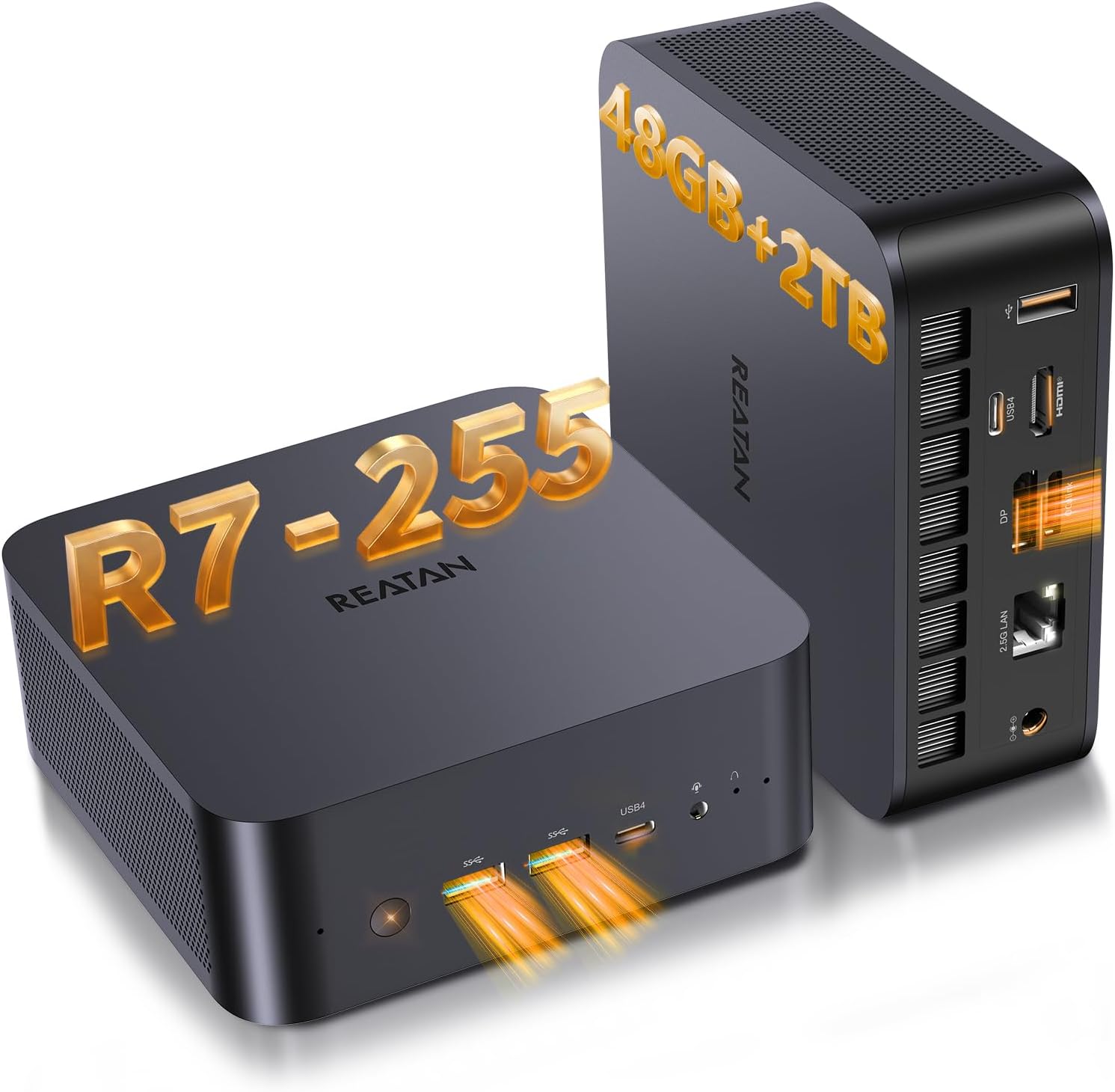 Reatan X7 Gaming OCuLink Mini PC AMD Ryzen 7 255 48GB DDR5 with Crucial Reatan X7 Gaming OCuLink Mini PC AMD Ryzen 7 255 48GB DDR5 with Crucial
