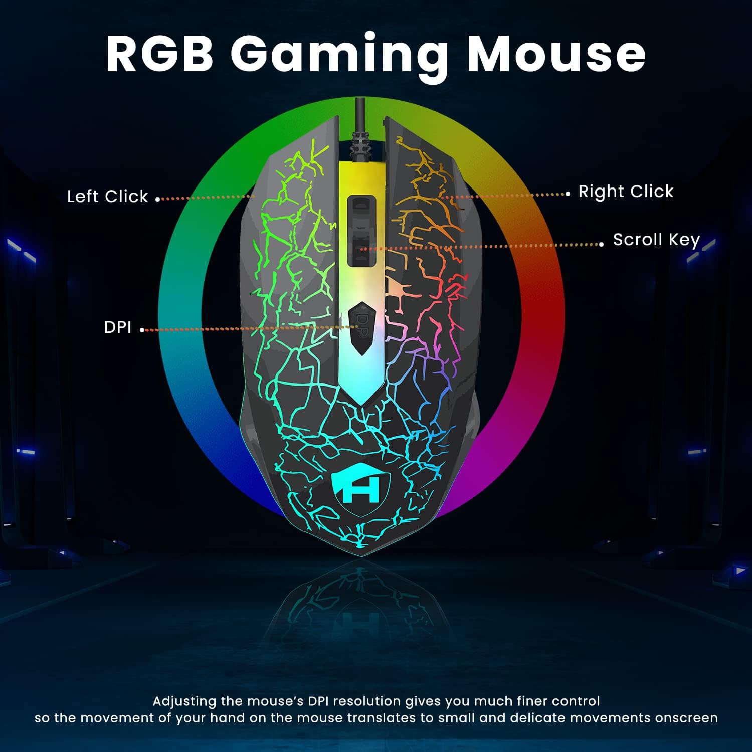 Dell Gaming OptiPlex Desktop RGB Computer PC, Intel Core i7, GeForce GT 1030 2GB GDDR5, 16GB RAM, 512GB SSD, 24 Inch HDMI Monitor, Keyboard Mouse and Headset, WiFi, Windows 11 Pro (Renewed) - Image 9