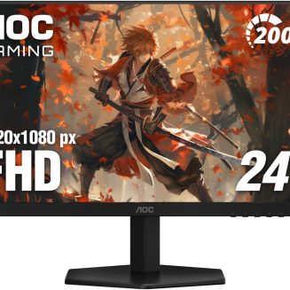 AOC 24" Gaming Monitor FHD 200Hz IPS NVIDIA G-SYNC Compatible 0.3ms 24G42HE