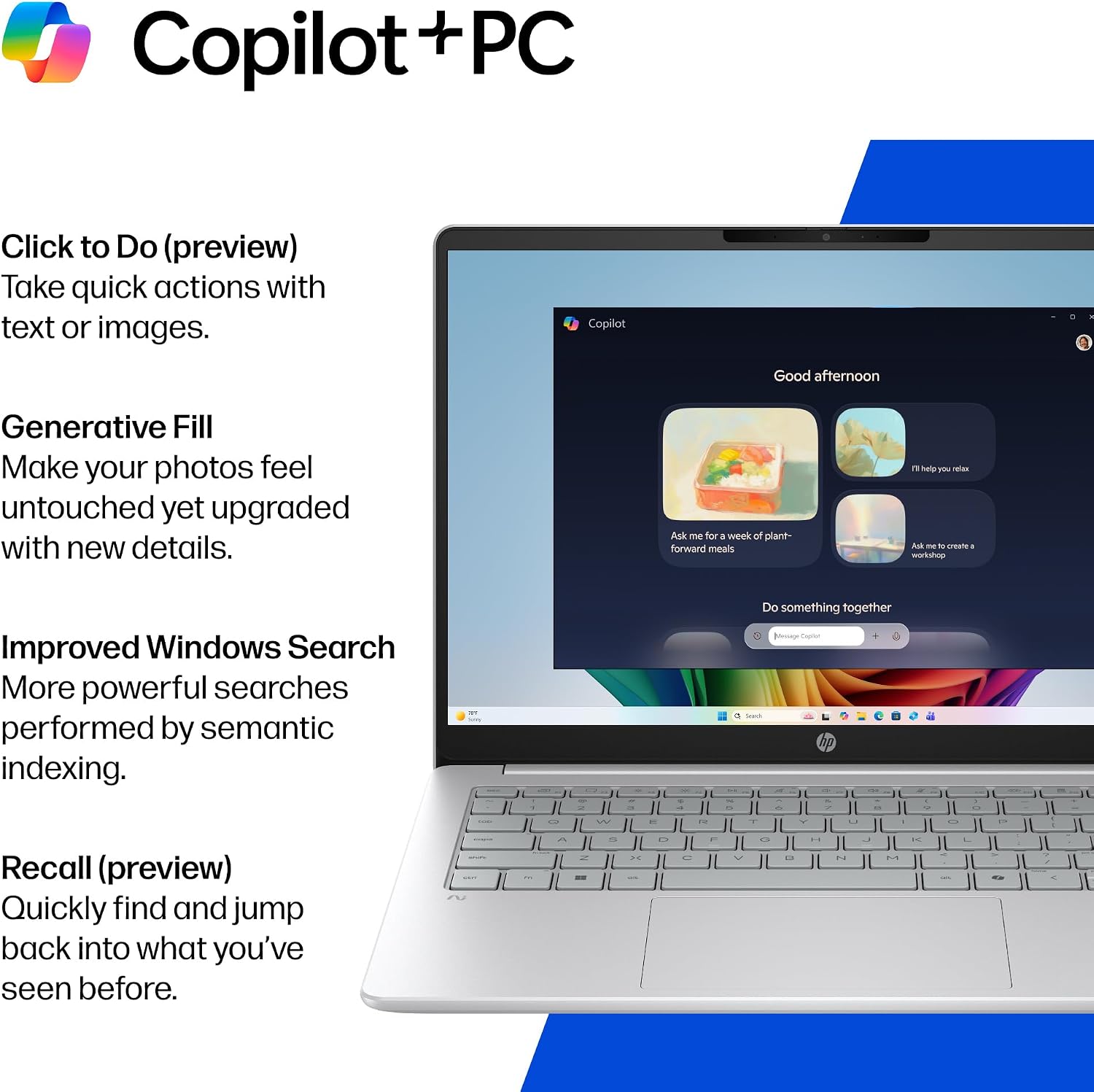 HP OmniBook 3 14 inch Next Gen AI PC, 2K Display, Snapdragon X X1-26-100, 16 GB RAM, 512 GB SSD, Qualcomm Adreno GPU, Windows 11 Home, Glacier Silver, 14-hz0099nr - Image 15