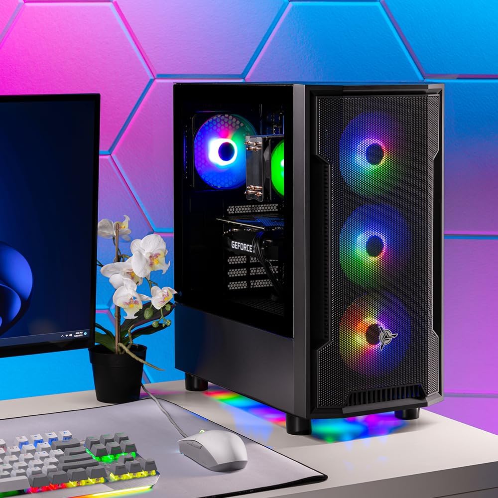 Skytech Gaming Shadow Desktop PC, Intel i5 13400F 2.5 GHz (4.6GHz), NVIDIA RTX 4060 8GB, 2TB NVMe SSD, 32GB DDR5 RAM 5200 RGB, 650W Gold PSU, Wi-Fi, Win 11 - Image 7