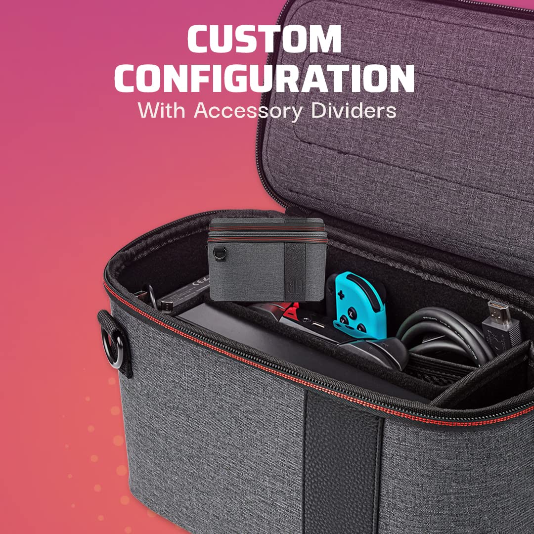 PDP Pull-N-Go 2-in-1 Travel Case & Accessory Storage for Nintendo Switch - Image 4