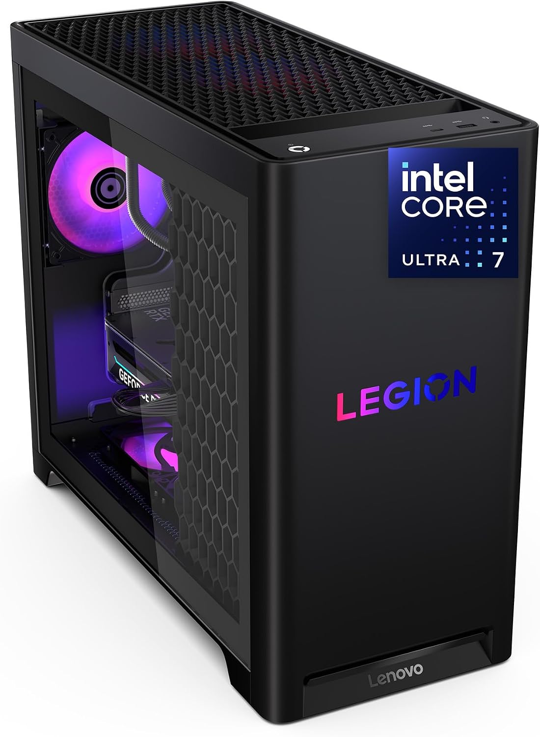 Lenovo Legion Tower 5i – AI-Powered Gaming PC - Intel® Core Ultra 7 265F Processor – NVIDIA® GeForce RTX™ 5070 Ti Graphics – 32 GB Memory – 1 TB Storage – 3 Months of PC GamePass