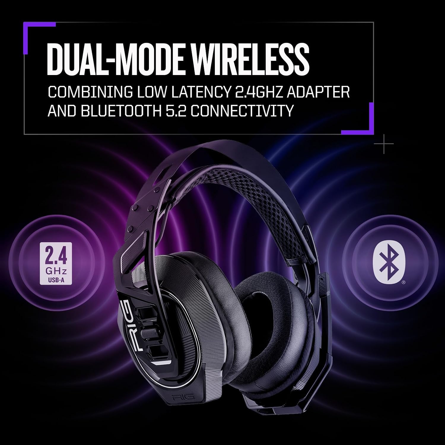 RIG 900 MAX HX Universal Dual Wireless 2.4GHz / Bluetooth Gaming Headset - Image 3
