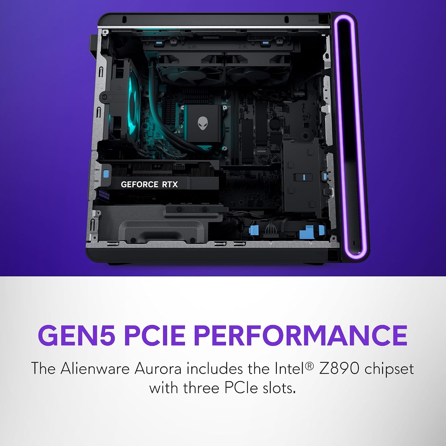 Alienware Aurora Gaming Desktop, RTX 5080, Intel Core Ultra 9 285 - Image 9
