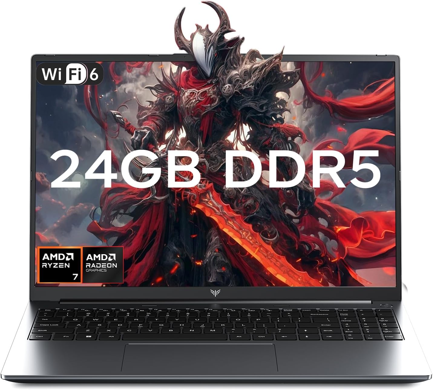 Gaming Laptop with AMD Ryzen 7 H255 (up to 4.9GHz),24GB DDR5 512GB NVMe SSD