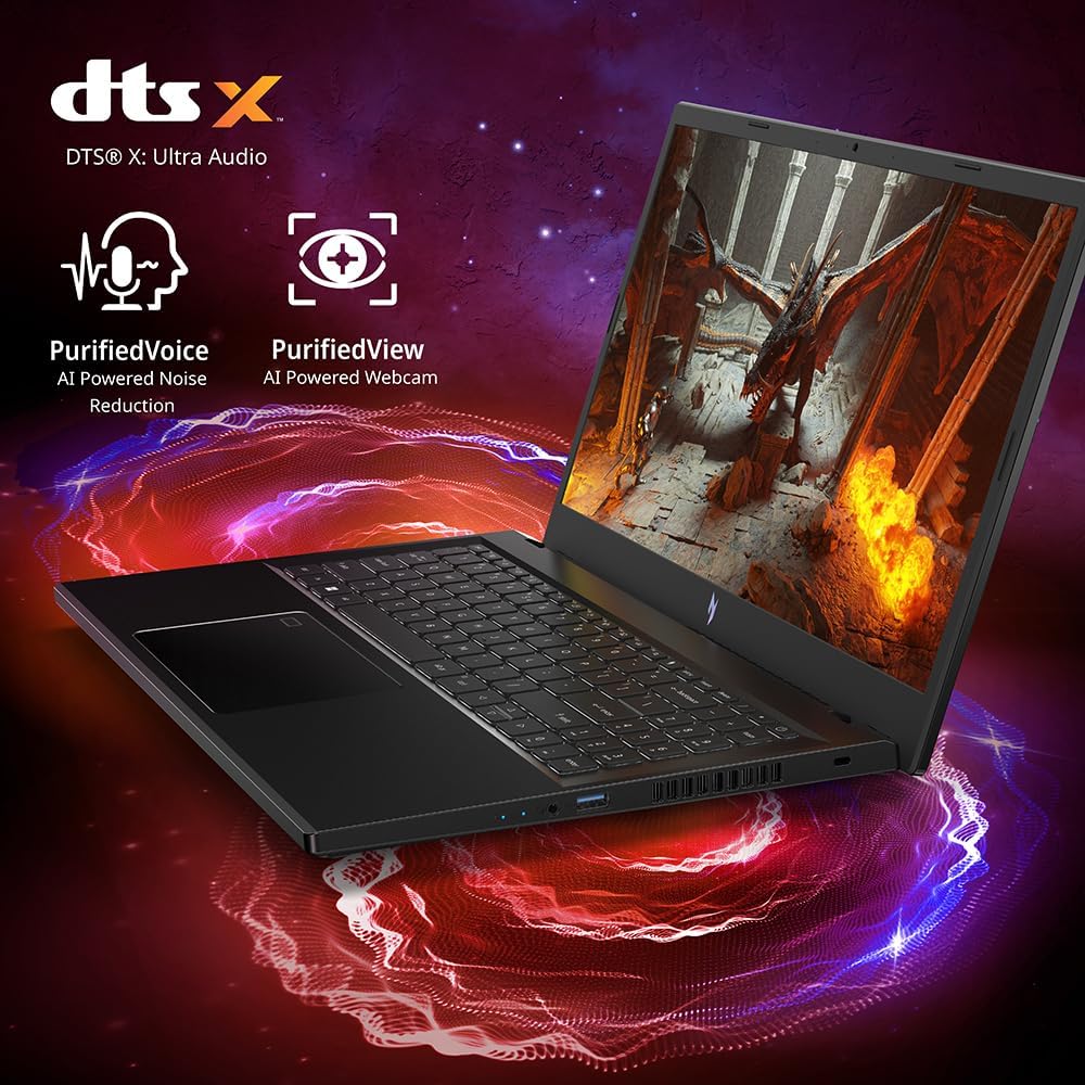 acer Nitro V Gaming Laptop | Intel Core i7-13620H Processor | NVIDIA GeForce RTX 4050 Laptop GPU | 15.6" FHD IPS 144Hz Display | 16GB DDR5 | 512GB Gen 4 SSD | WiFi 6 | Backlit KB | ANV15-51-73B9 - Image 8