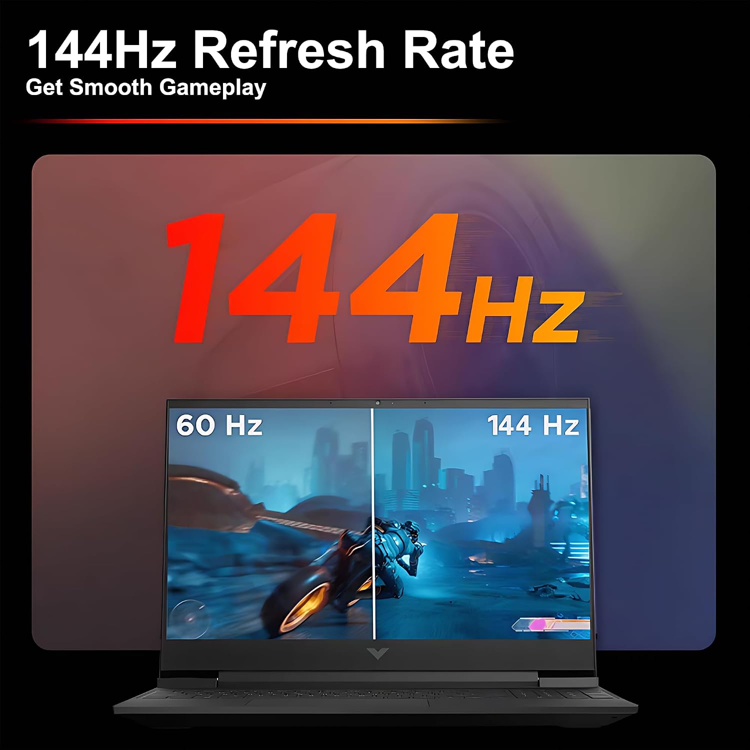 HP Victus 15 Gaming Laptop 15.6" FHD IPS 144Hz AMD 6-core Ryzen 7 7445HS 16GB RAM 512GB SSD GeForce RTX 4050 Backlit USB-C DTS:X Ultra Wi-Fi 6 Win11 ICP Hub - Image 5