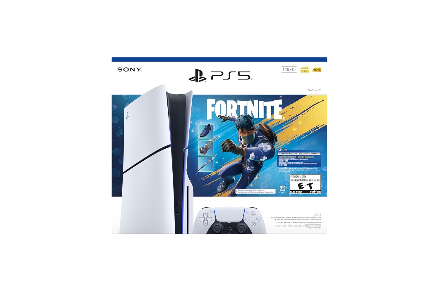PlayStation 5 Console 1TB - Fortnite Flowering Chaos Bundle - Image 4