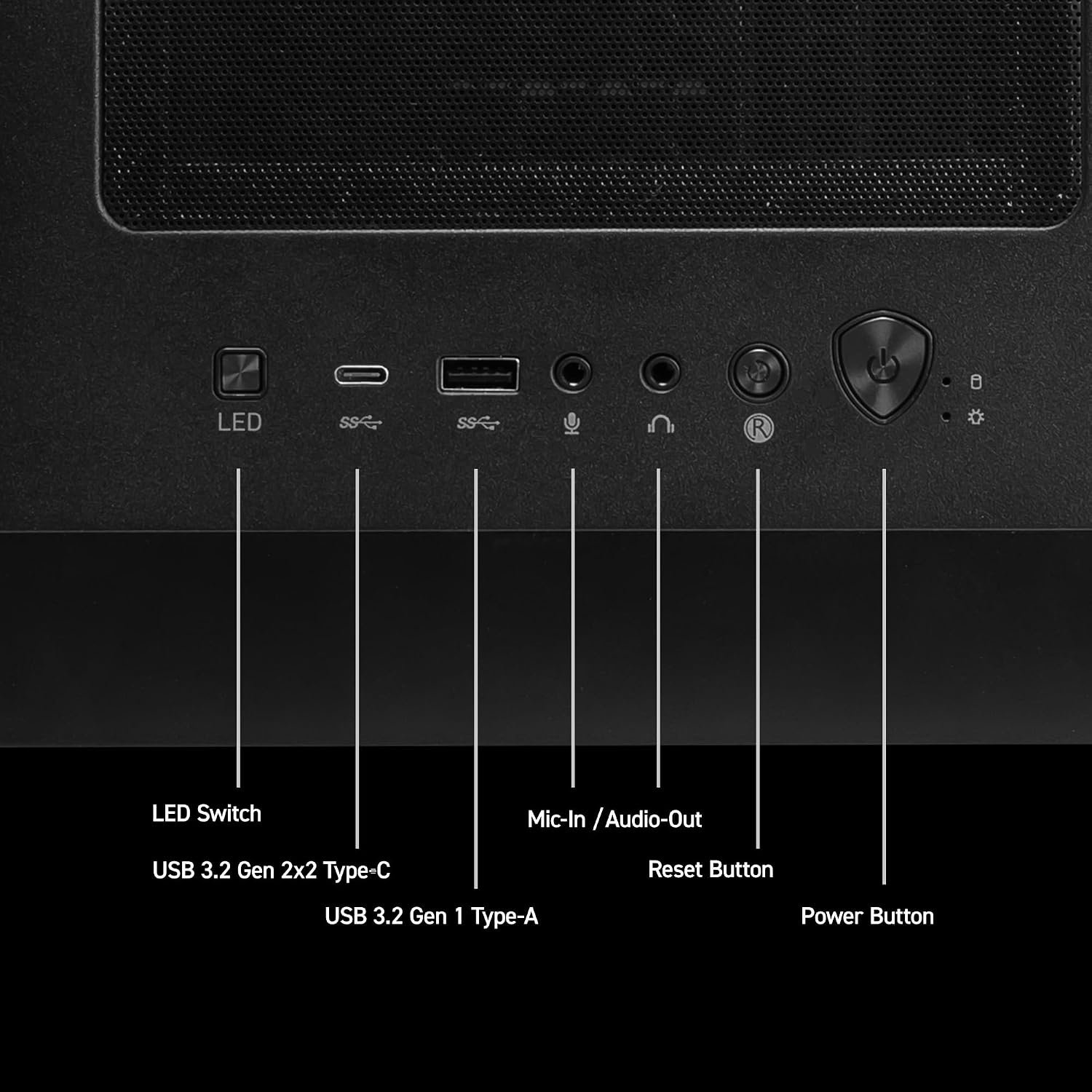 msi Codex R2 Gaming Desktop PC | NVIDIA GeForce RTX 5070 12GB | Intel Core i5-14400F | 32GB DDR5 RAM | 1TB NVMe SSD | Air Cooling | Wi-Fi 6E | Windows 11 Home | VR Ready | D14NVP5-613US - Image 5
