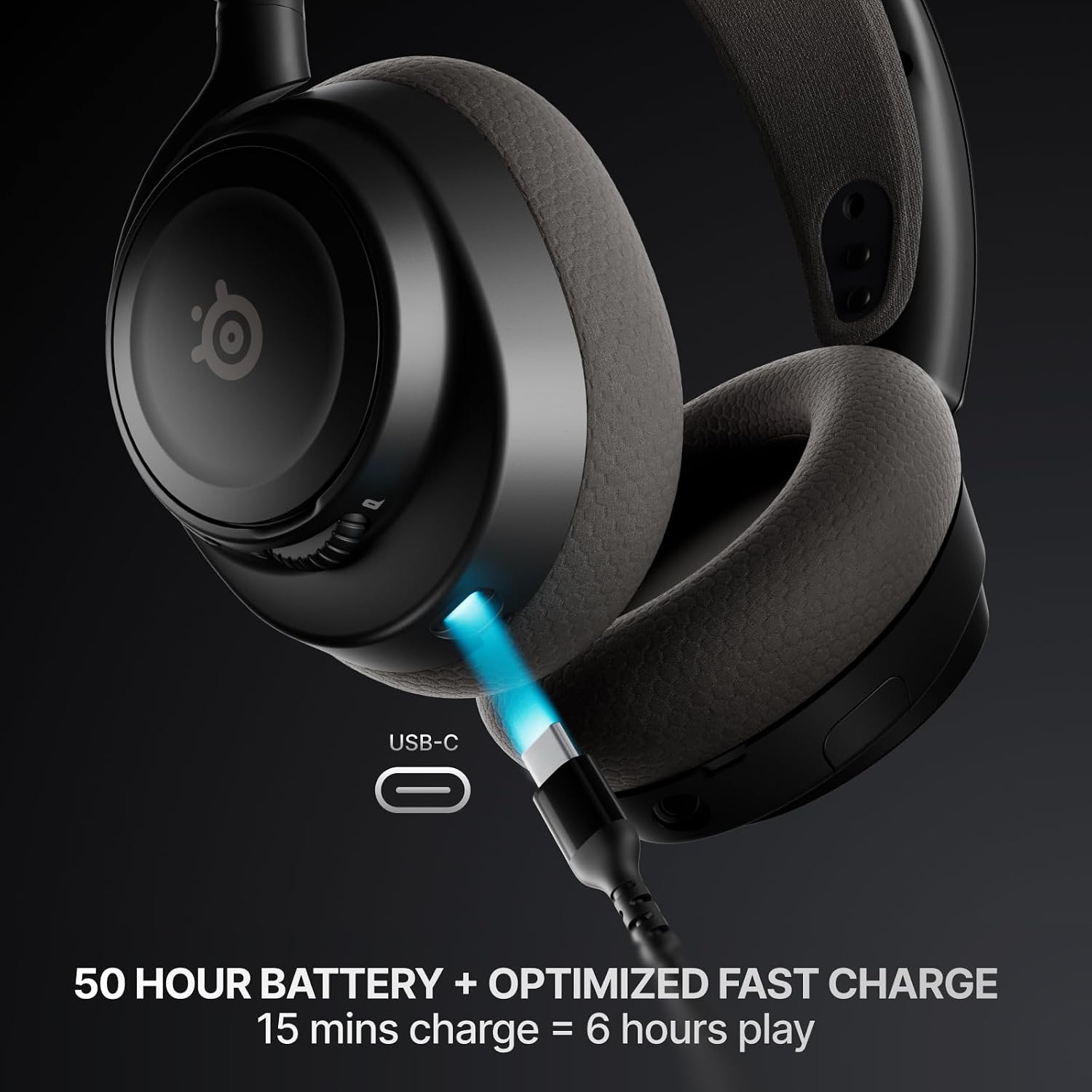 SteelSeries Arctis Nova 7 Wireless Gen 2 Gaming Headset - Real-Time App Control, 50+ HR Play, Neodymium Drivers, Mix 2.4GHz/Bluetooth, PC, PS5, PS4, Switch 1/2, Mobile - Black - Image 4