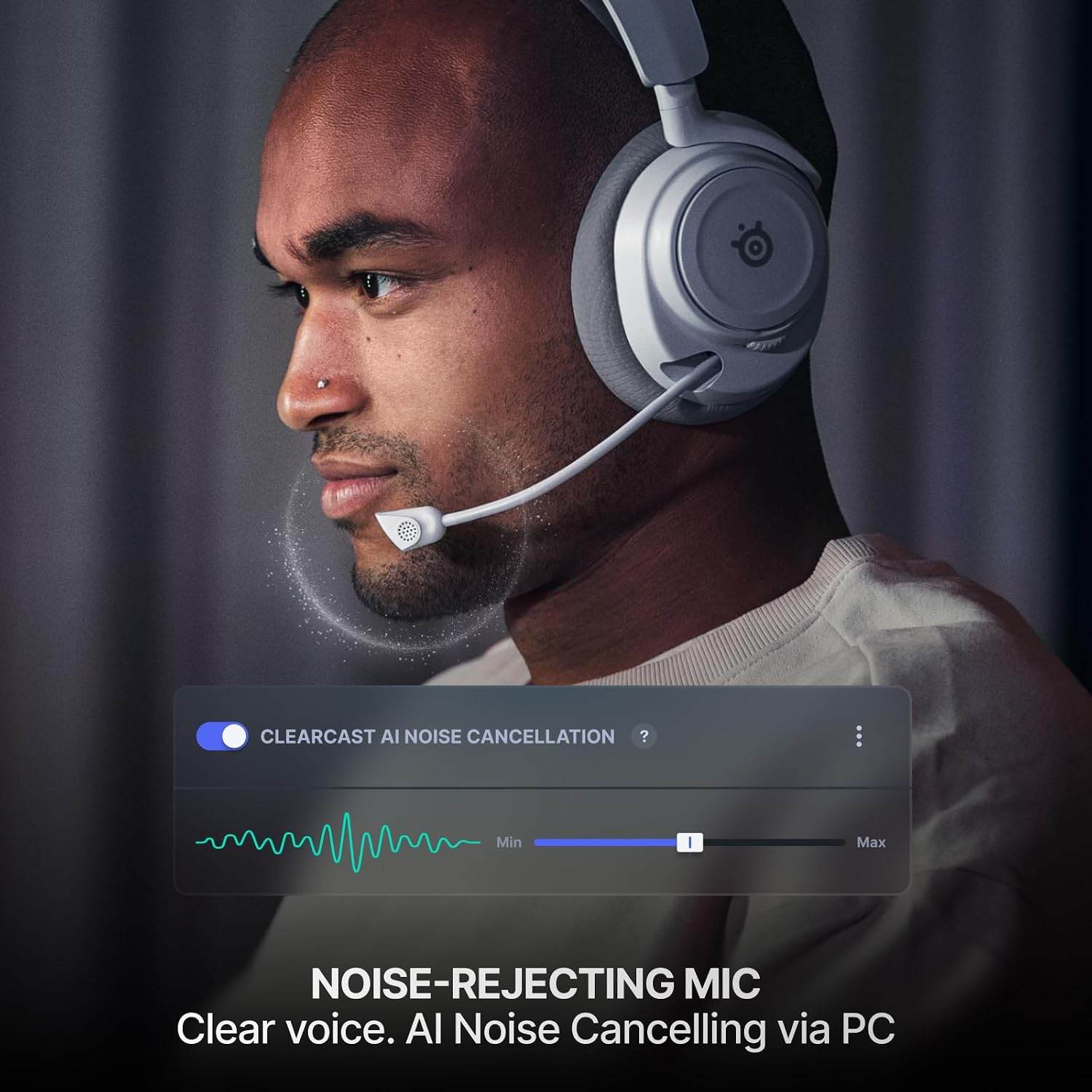 SteelSeries Arctis Nova 7 Wireless Gen 2 Gaming Headset - Real-Time App Control, 50+ HR Play, Neodymium Drivers, Mix 2.4GHz/Bluetooth, PC, PS5, PS4, Switch 1/2, Mobile - Black - Image 6