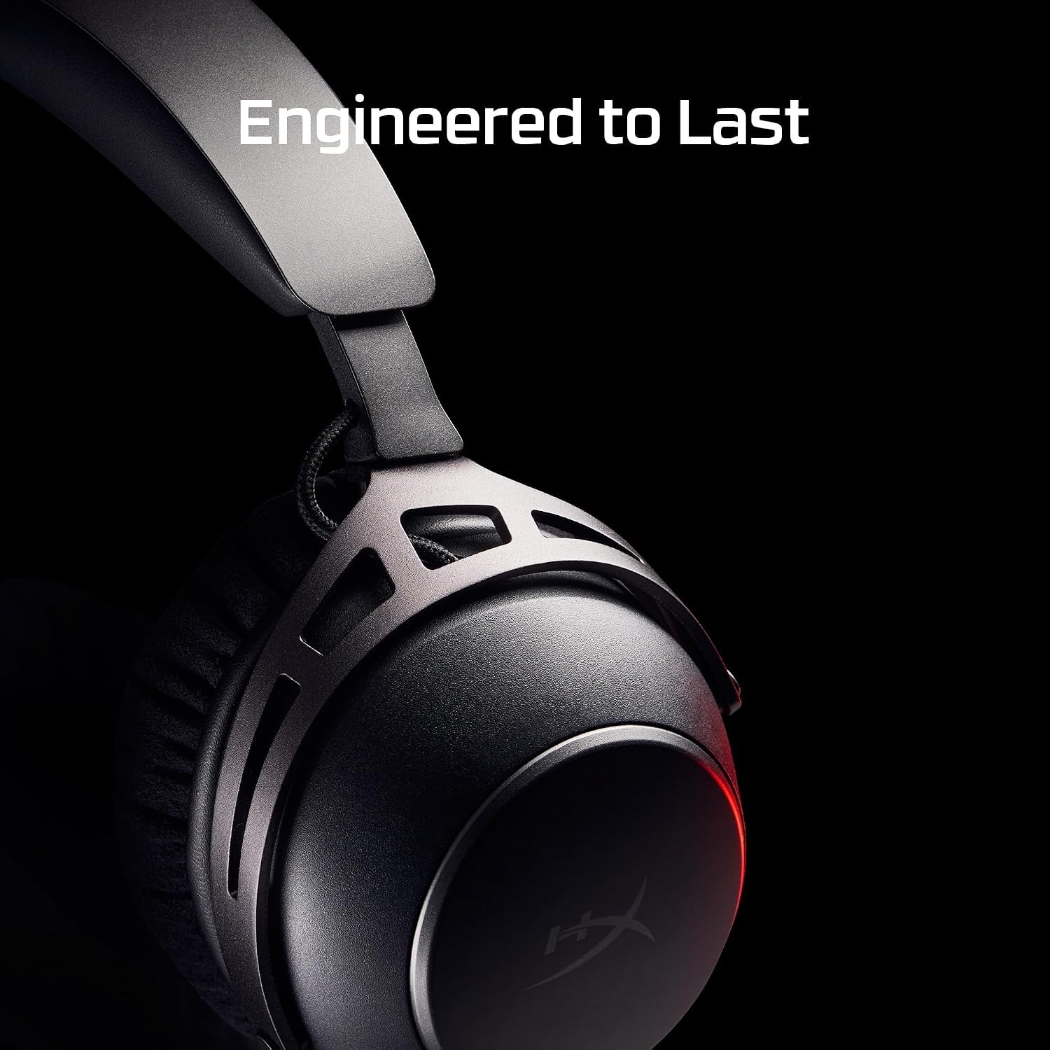 HyperX Cloud Alpha 2 – Wireless Gaming Headset with 53mm Dual-Chamber Drivers and up to 250 Hours Battery Life, RGB Base Station, Simultaneous 2.4GHz & Bluetooth - Black - Image 8