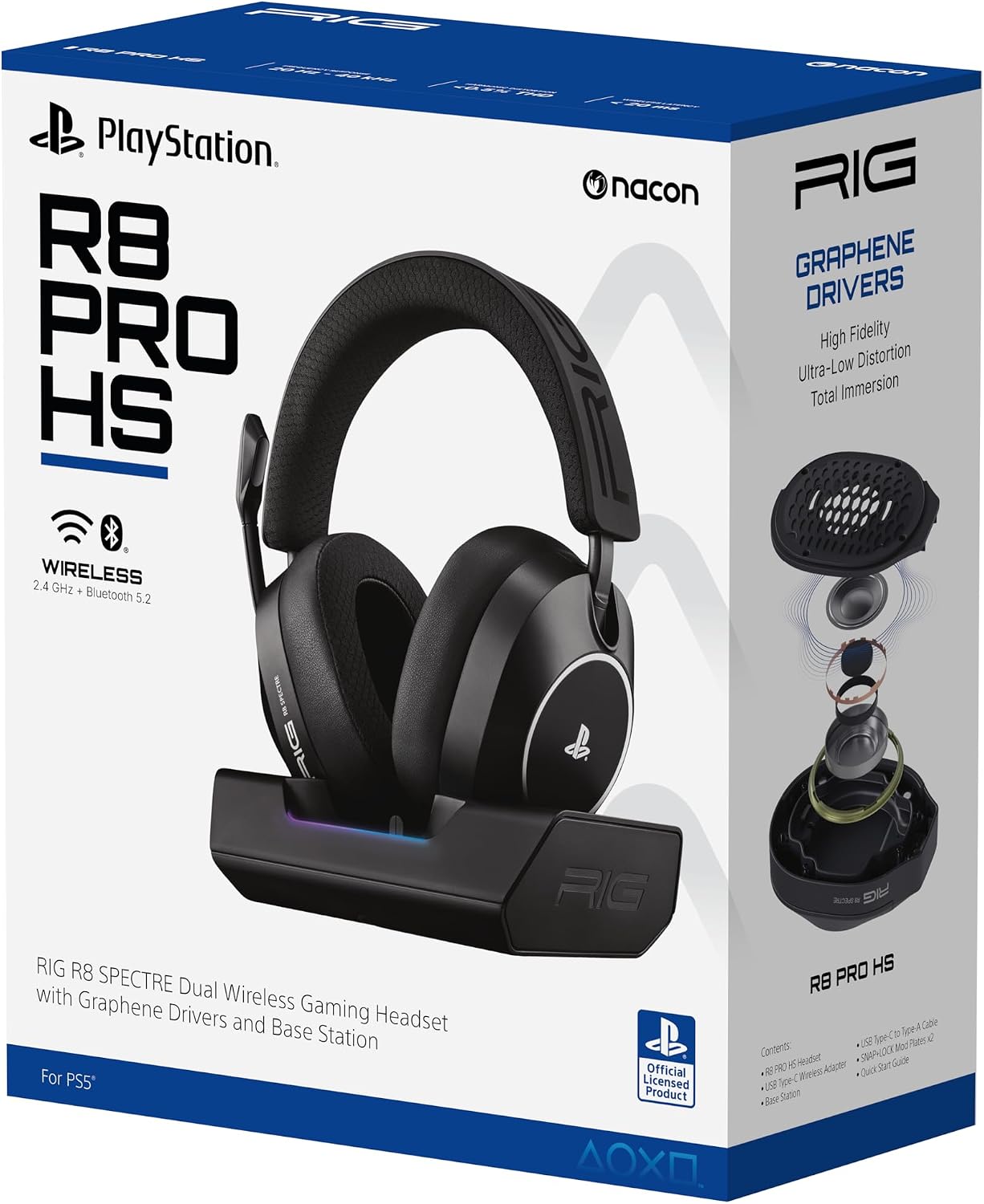 RIG R8 Spectre PRO HS Dual Wireless Gaming Headset for PlayStation and PC - Image 14