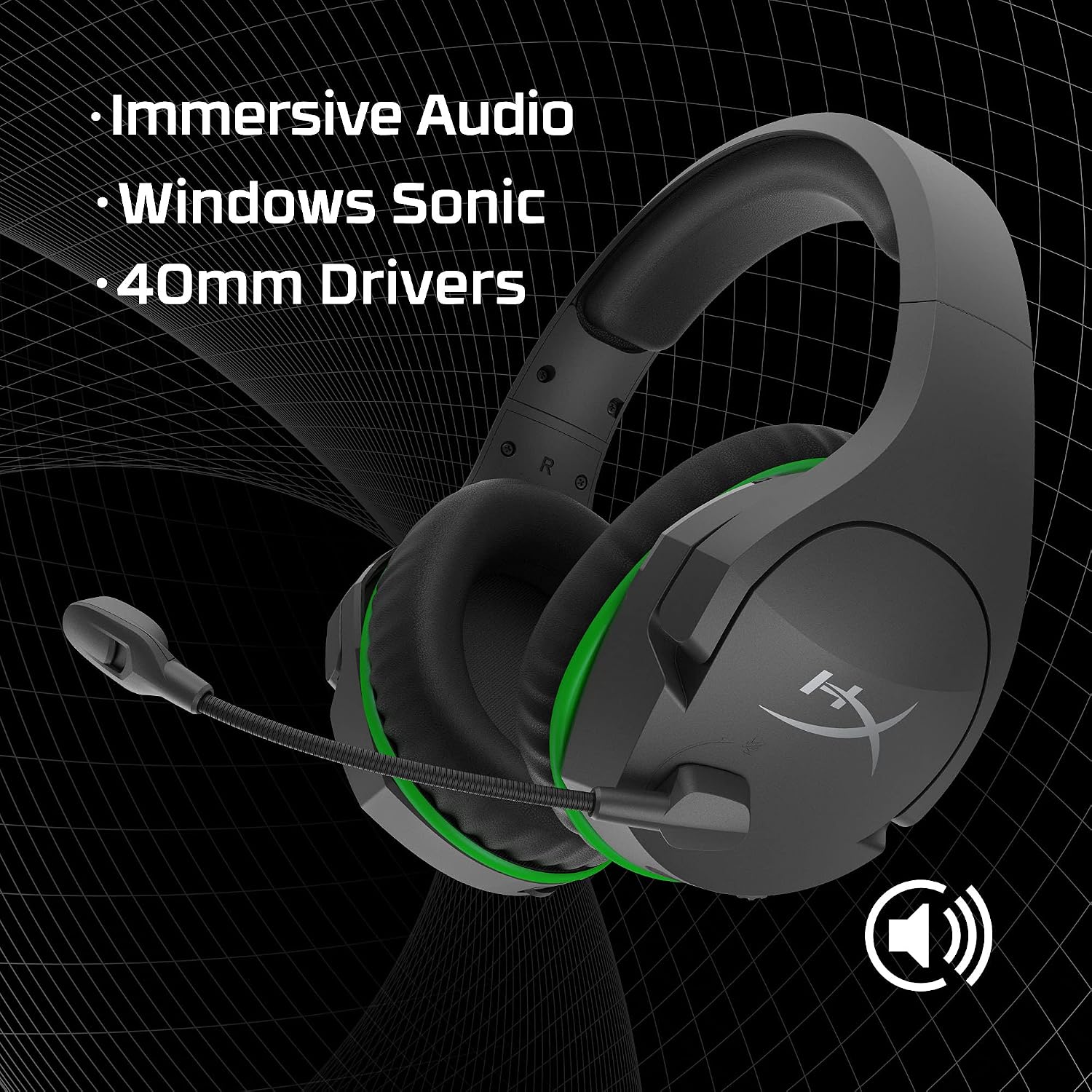 HyperX CloudX Stinger Core – Wireless Gaming Headset, for Xbox Series X|S and Xbox One, Memory foam & Premium Leatherette Ear Cushions, Noise-Cancelling,Black - Image 5