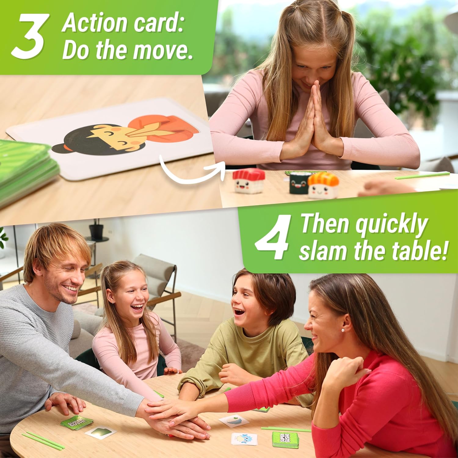 Super Sushi – Fun Family Board Game - Hilarious Party Matching Card Game for Kids, Teens & Adults - Image 4