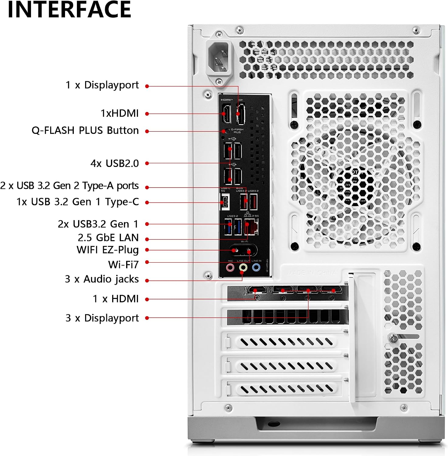 KOTIN Prebuilt Gaming PC Ryzen 7 7800X3D, 32GB DDR5, RTX 5060 Ti 8GB, 1TB - Image 5