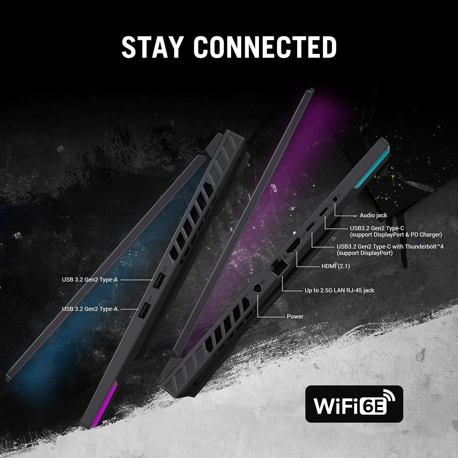 ASUS ROG Strix G16 (2024) Gaming Laptop, 16” ROG Nebula Display 16:10 QHD 240Hz, NVIDIA® GeForce RTX™ 4070, Intel® Core™ i9-14900HX, 16GB DDR5-5600, 1TB PCIe Gen4 SSD, Wi-Fi 6E, Win 11, G614JIR-AS94 - Image 8
