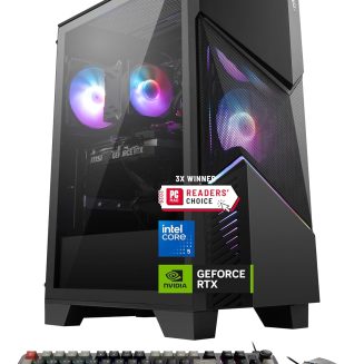 msi Codex R2 Gaming Desktop PC | NVIDIA GeForce RTX 5070 12GB | Intel Core i5-14400F | 32GB DDR5 RAM | 1TB NVMe SSD | Air Cooling | Wi-Fi 6E | Windows 11 Home | VR Ready | D14NVP5-613US