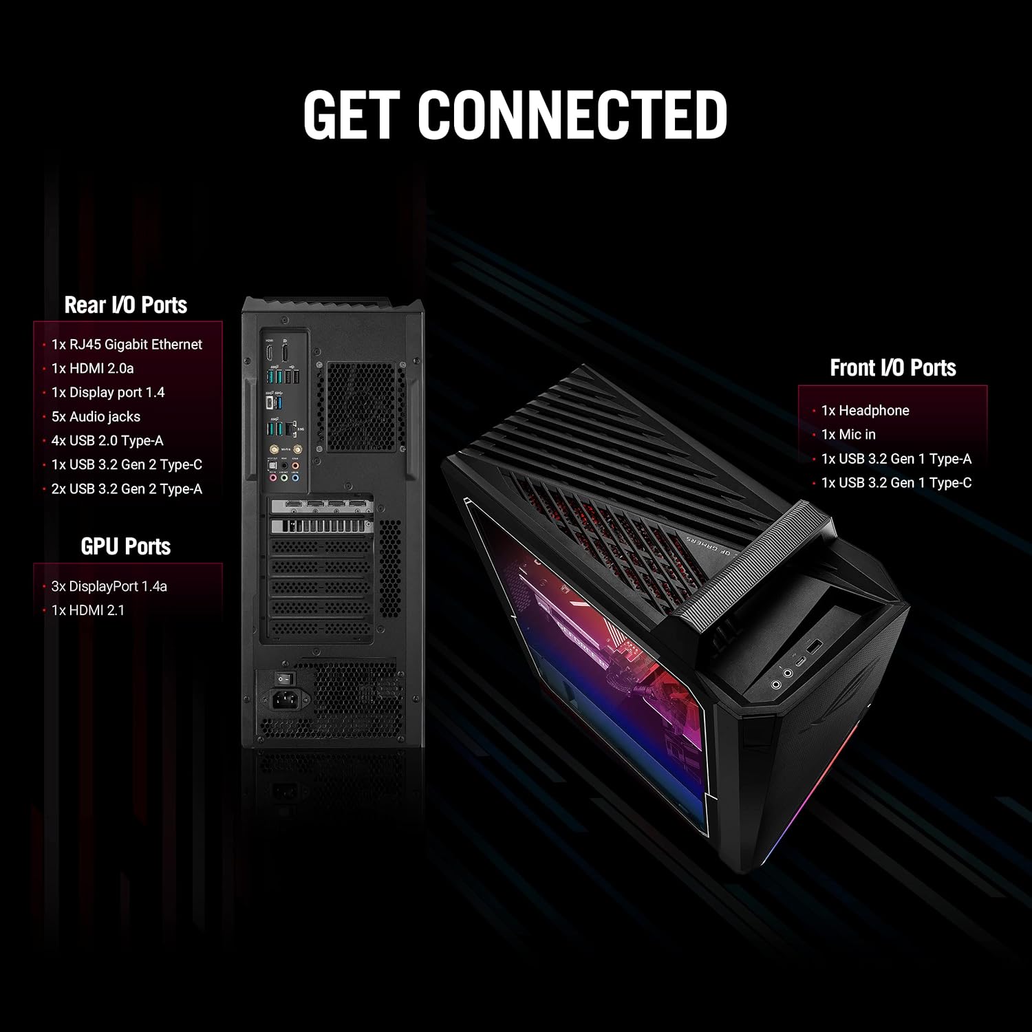 ASUS ROG Strix G15 Gaming Desktop PC, Intel Core i7-12700F, GeForce RTX 3060 12GB, 16GB DDR4 RAM, 1TB PCIe 4.0 SSD, Windows 11 Home, G15CF-AB766 - Image 7