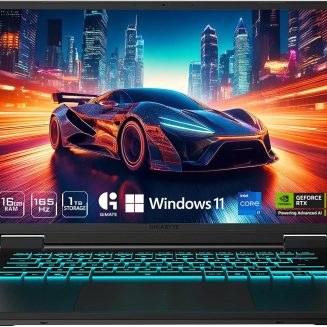 GIGABYTE - Gaming A16 Gaming Laptop - 165Hz 1920x1200 WUXGA - NVIDIA GeForce RTX 5070 - Intel i7-13620H - 1TB SSD with 32GB DDR5 RAM - Windows 11 Home AD Gaming A16 CWHI3US864SH