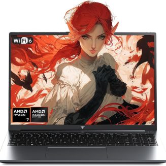KAIGERR Gaming Laptop, Laptops with AMD Ryzen 7430U(Up to 4.3GHz), 16GB DDR4 512GB SSD Laptop Computer, 15.6inch Windοws 11 Laptop, 1920P FHD Display, WiFi 6, USB3.2, Type_C