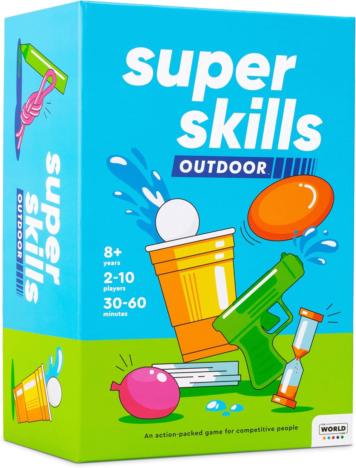 Super Skills Outdoor Games - Summer Backyard Game - Outside Activity for Kids 8-12, Teens and Adults - Fun Water Yard Party for the Whole Family