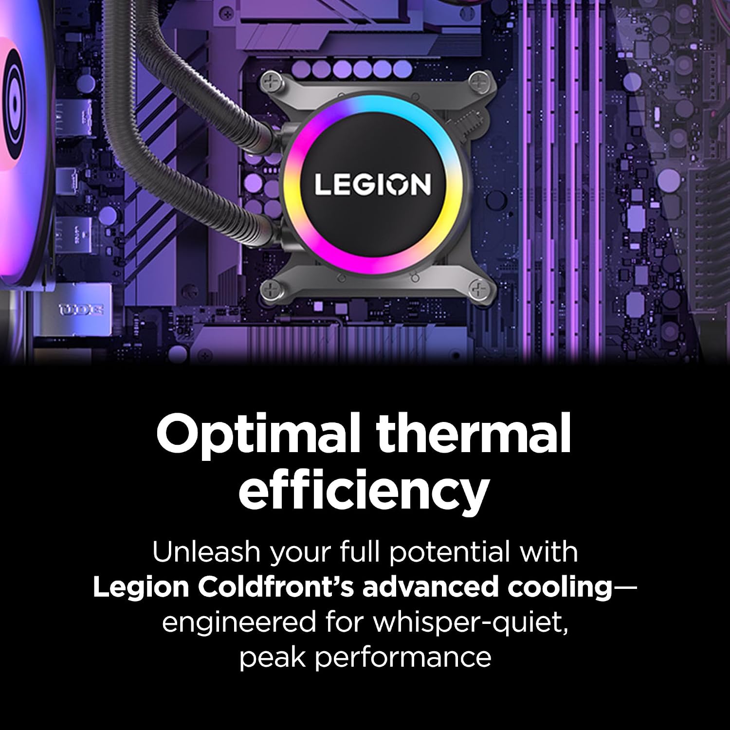 Lenovo Legion Tower 5i – AI-Powered Gaming PC - Intel® Core Ultra 7 265F Processor – NVIDIA® GeForce RTX™ 5070 Ti Graphics – 32 GB Memory – 1 TB Storage – 3 Months of PC GamePass - Image 8