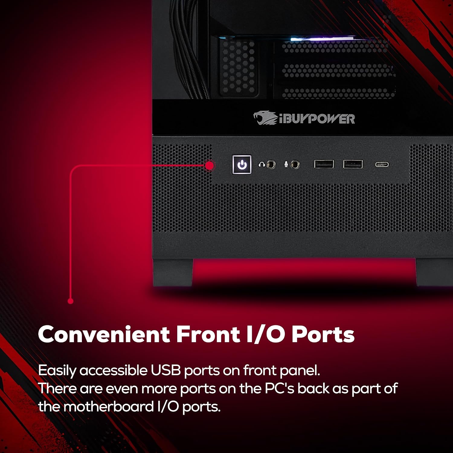 iBUYPOWER Element SE Gaming PC Desktop Computer AMD Ryzen 5 8400F CPU, NVIDIA GeForce RTX 3050 6GB GPU, 16GB DDR5 RAM, 1TB NVMe SSD, Windows 11 Home, Gamer Keyboard and Mouse - ESA5N3501 - Image 10
