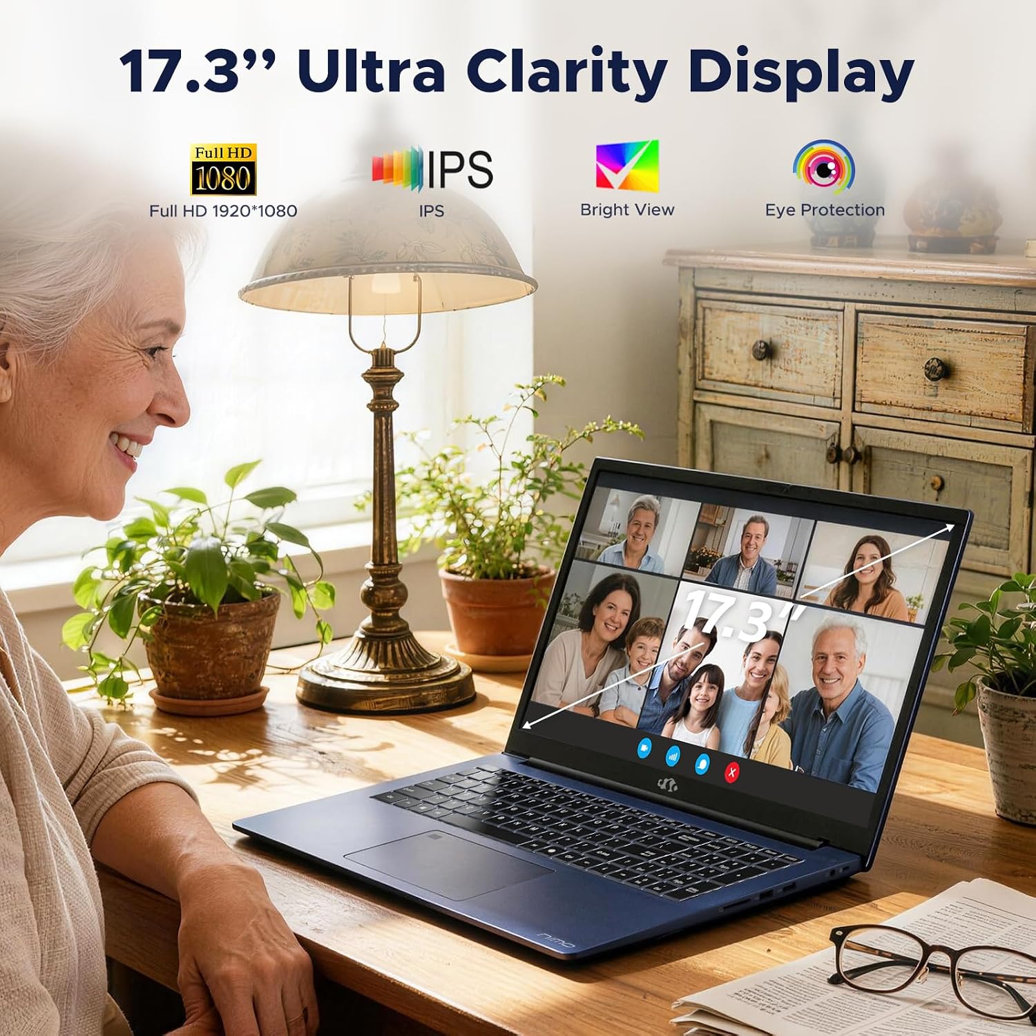 NIMO 17.3 FHD AI Creator Laptop, AMD R7-8745HS 32GB RAM 1TB SSD 780M Radeon - Image 5