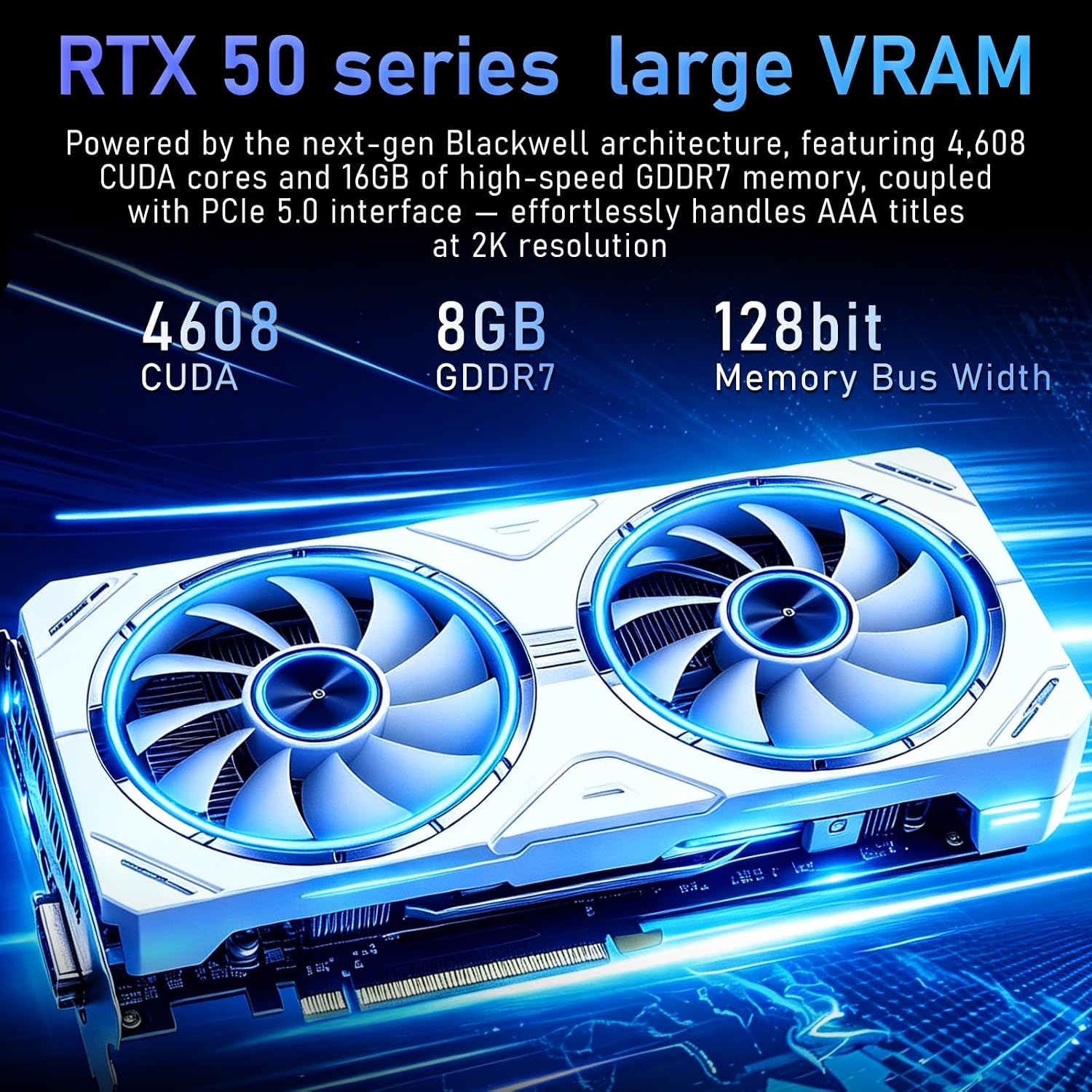suevery Prebuilt Gaming PC, Core I9, RTX 5060TI 8G Desktop Computer - Image 4